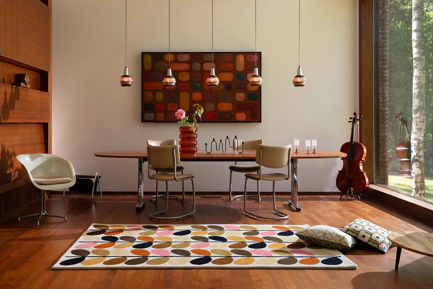 Orla Kiely Multi Stem Autumn 059503 Rug - Floorsome - Brink & Campman - 2024 Collection - BC - OK - 059503 - 180X120 - Brink & Campman - 2024 Collection