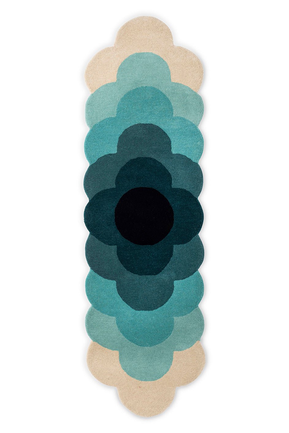 Orla Kiely Optical Flower Teal 061207 Rug - Floorsome - Brink & Campman - 2022 Collection - BC - OK - 061207 - 230X67 - Brink & Campman - 2022 Collection