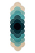 Orla Kiely Optical Flower Teal 061207 Rug - Floorsome - Brink & Campman - 2022 Collection - BC - OK - 061207 - 230X67 - Brink & Campman - 2022 Collection