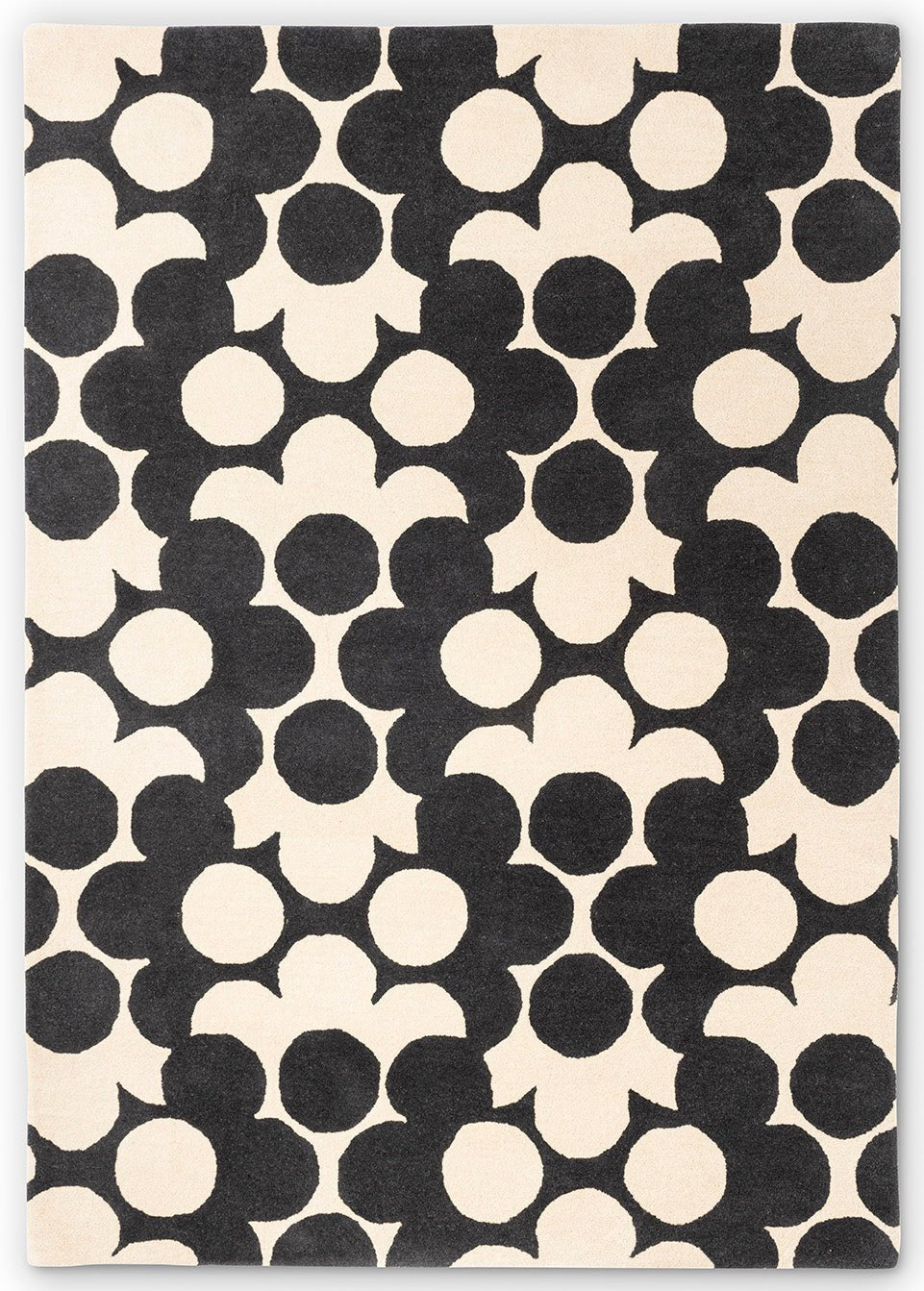Orla Kiely Puzzle Flower Slate 060905 Rug - Floorsome - Brink & Campman - 2022 Collection - BC - OK - 060905 - 180X120 - Brink & Campman - 2022 Collection