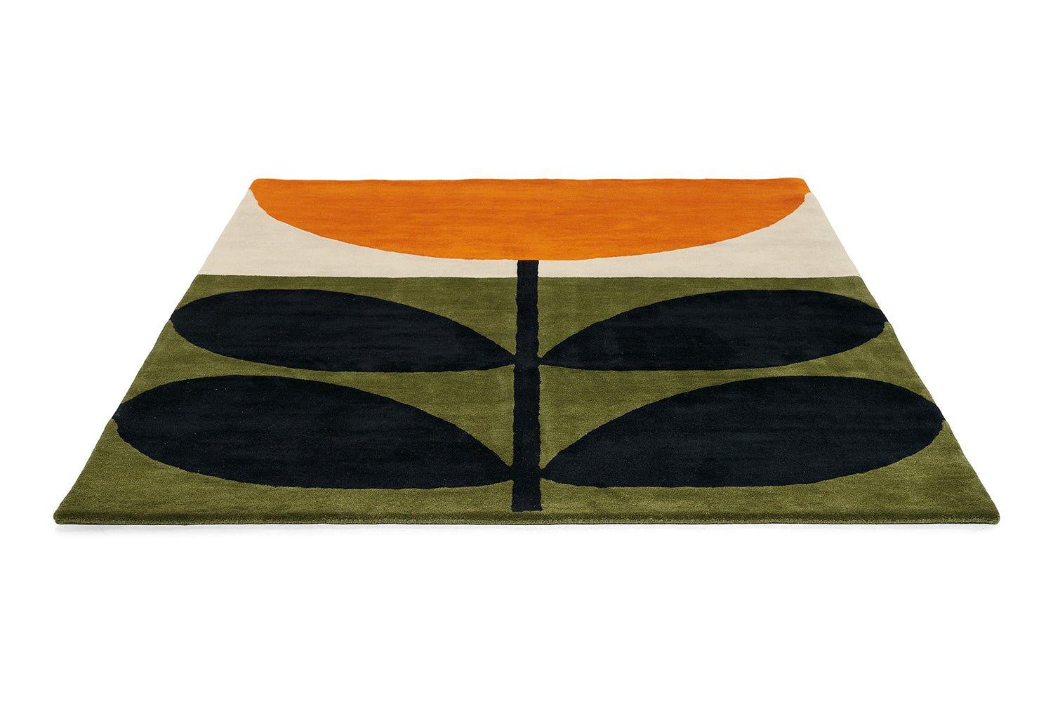 Orla Kiely Stem Black 059803 Rug - Floorsome - Brink & Campman - 2020 Collection - BC - OK - 059803 - 180X120 - Brink & Campman - 2020 Collection