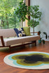 Orla Kiely Sunflower Olive 060007 Rug - Floorsome - Brink & Campman - 2024 Collection - BC - OK - 060007 - 150X150 - Brink & Campman - 2024 Collection