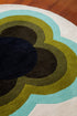 Orla Kiely Sunflower Olive 060007 Rug - Floorsome - Brink & Campman - 2024 Collection - BC - OK - 060007 - 150X150 - Brink & Campman - 2024 Collection