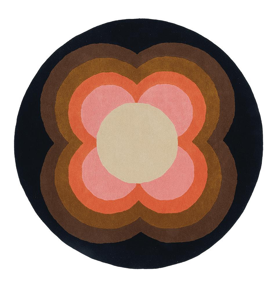 Orla Kiely Sunflower Pink 060005 Rug - Floorsome - Brink & Campman - 2020 Collection - BC - OK - 060005 - 150x150 - Brink & Campman - 2020 Collection