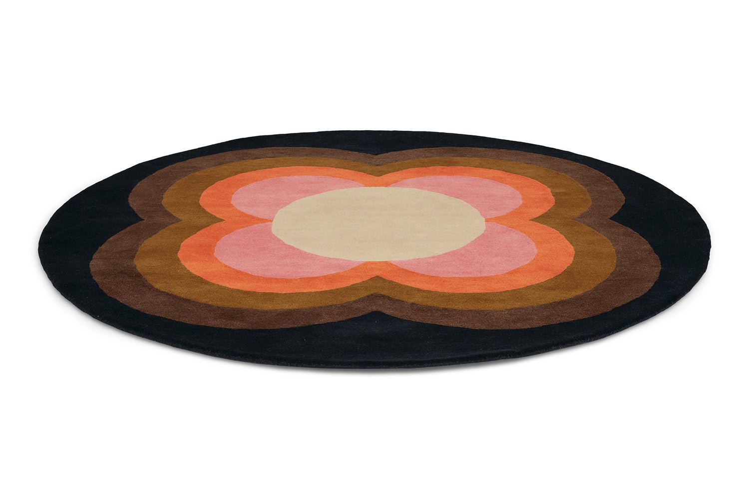 Orla Kiely Sunflower Pink 060005 Rug - Floorsome - Brink & Campman - 2020 Collection - BC - OK - 060005 - 150x150 - Brink & Campman - 2020 Collection