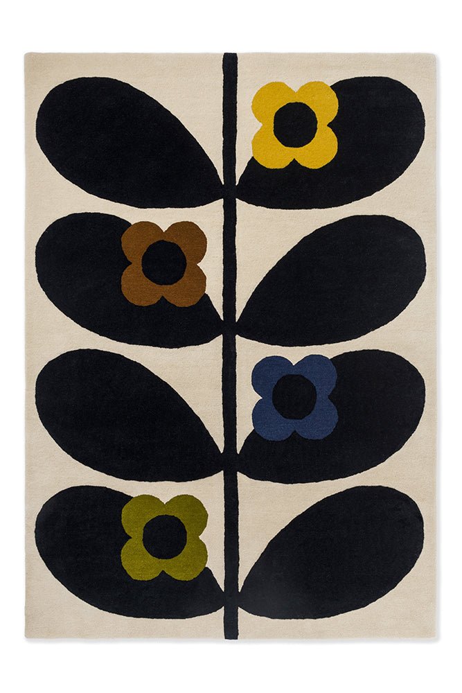 Orla Kiely Wild Rose Fawn 159605 Rug - Floorsome - Brink & Campman - 2024 Collection - BC - OK - 159605 - 180X120 - Brink & Campman - 2024 Collection