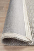 Oskar Felted Wool Striped Rug Grey - Floorsome - Modern - STUD - 320 - GRY - 225X155 - Modern