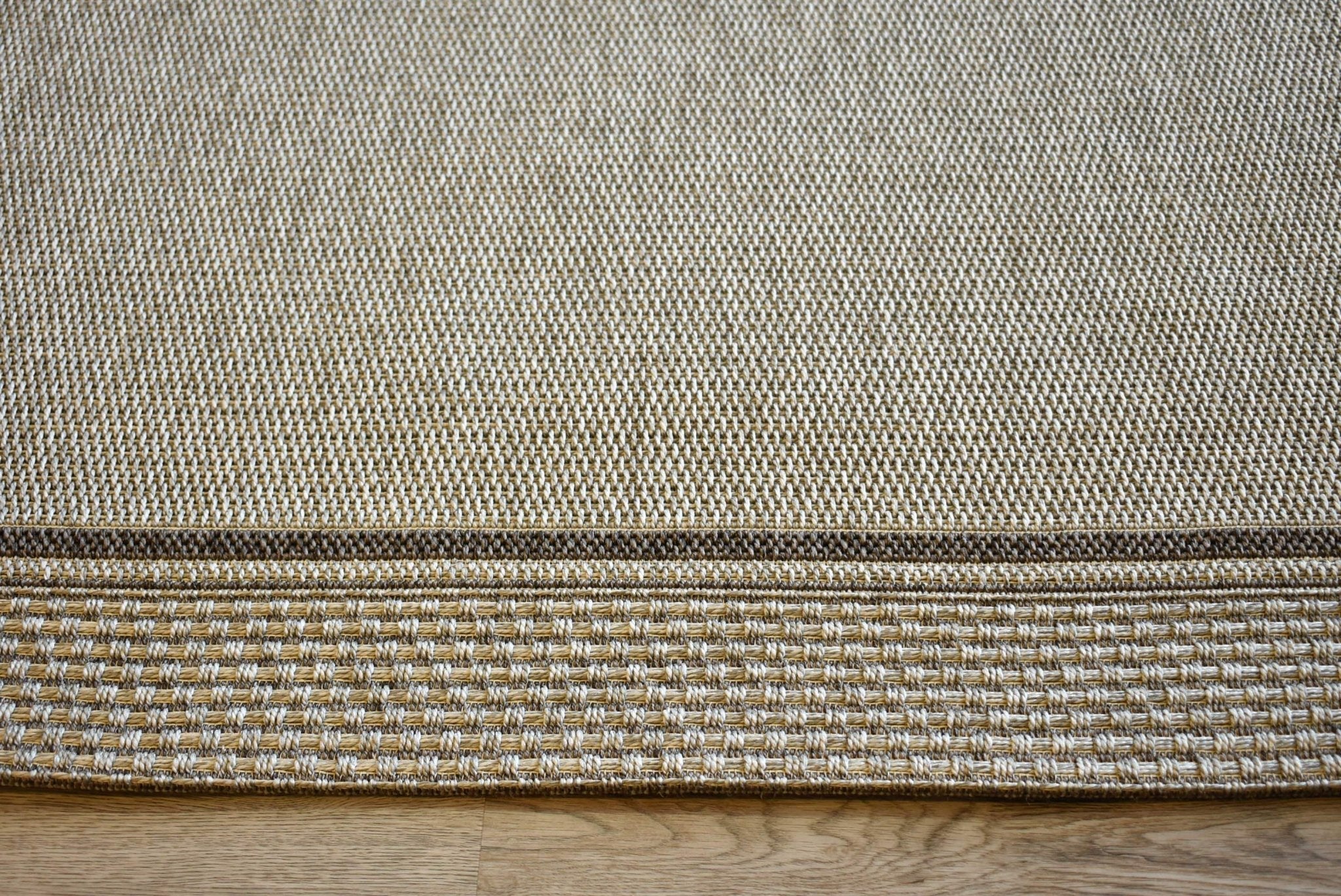 Outdoor Living Border Silver Brown Indoor Outdoor Rug - Floorsome - Indoor Outdoor - ALLSEA - 3914037 - 80x150 - Indoor Outdoor