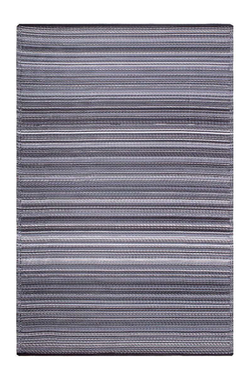 Outdoor Rug Recycled Plastic - Cancun Midnight - Floorsome - Outdoor Rugs