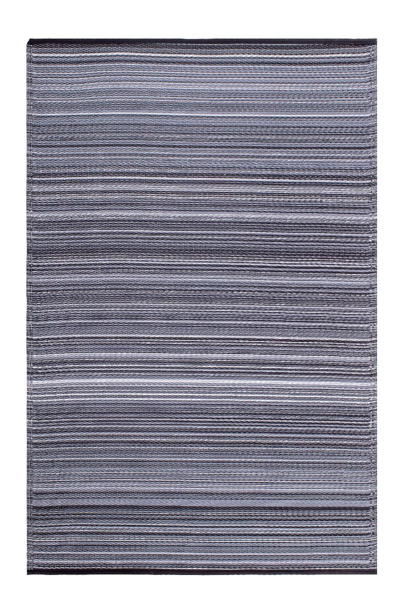 Outdoor Rug Recycled Plastic - Cancun Midnight - Floorsome - Outdoor Rugs