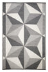 Outdoor Rug Recycled Plastic - Geo Star Glacier Grey - Floorsome - Outdoor Rugs