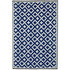 Outdoor Rug Recycled Plastic - Marina Indigo Blue & white - Floorsome - Outdoor Rugs - PLRMARBLU120179 - Outdoor Rugs