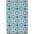 Outdoor Rug Recycled Plastic - Seville Blue - Floorsome - Outdoor Rugs - PLRSEVBLU120179 - Outdoor Rugs