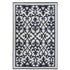 Outdoor Rug Recycled Plastic - Venice Black - Floorsome - Outdoor Rugs - PLRVENBLK120179 - Outdoor Rugs
