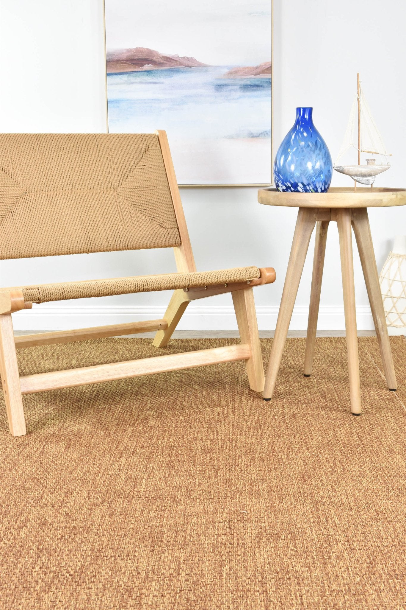 Outdoor Sisal Brown Rug 3900 - 075 - Floorsome - INDOOR/OUTDOOR - ALLSEA - 3900075 - 80x150 - INDOOR/OUTDOOR