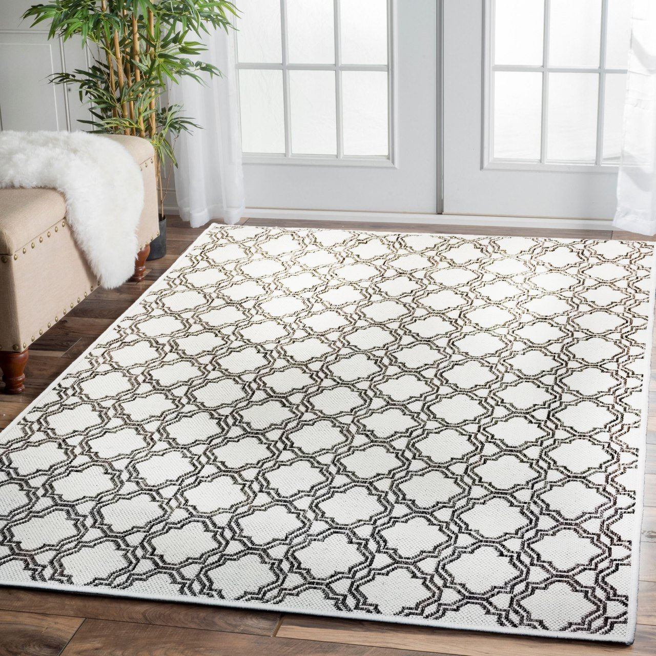 Pacific Cream Indoor Outdoor Rug 9892 - W71I - Floorsome - INDOOR/OUTDOOR - LONG - 9892 - w71i - 50x80 - INDOOR/OUTDOOR