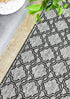 Pacific Indoor Outdoor Runner Grey 9892 - DM9E - Floorsome - RUNNER - LONG - 9892 - DM9 - E - 66x230 - RUNNER