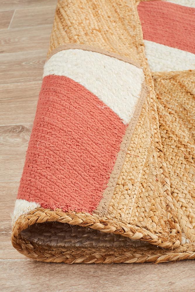Pageant Coral Rug - Floorsome - MODERN - PRD - 111 - CRL - 220X150 - MODERN