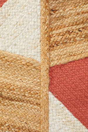 Pageant Coral Rug - Floorsome - MODERN