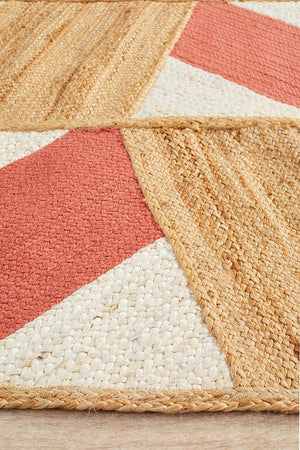 Pageant Coral Rug - Floorsome - MODERN