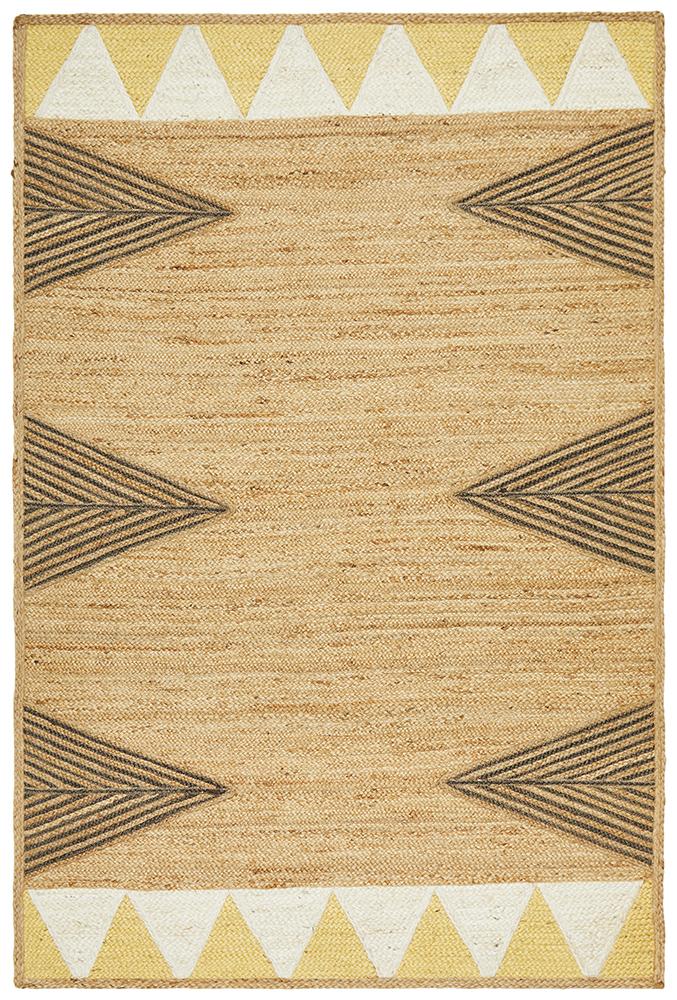 Pageant Yellow Rug - Floorsome - MODERN - PRD - 222 - YEL - 220X150 - MODERN