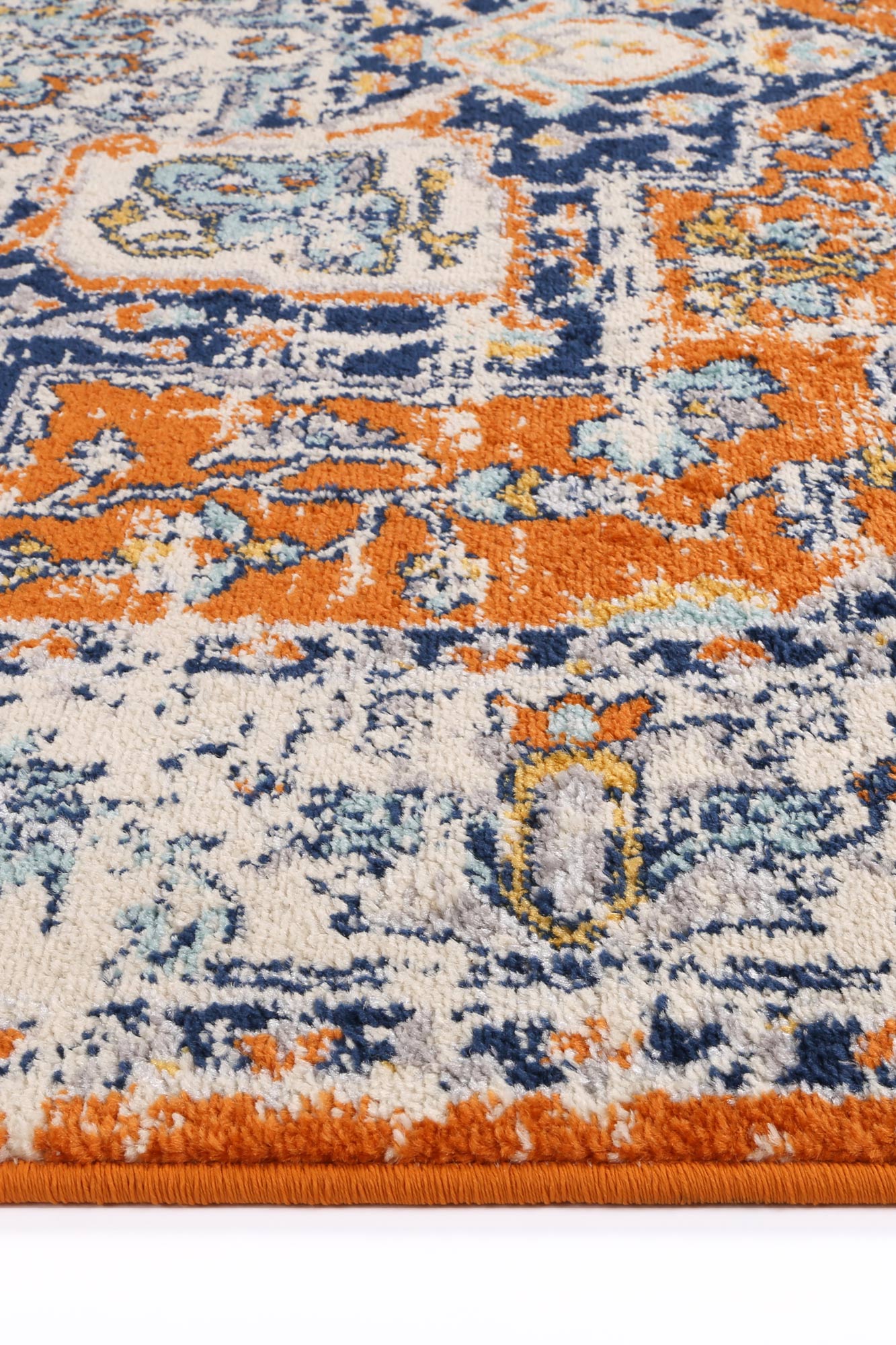 Palermo Caltanissetta Rust Rug - Floorsome - Rug - SICI16012 - Rug