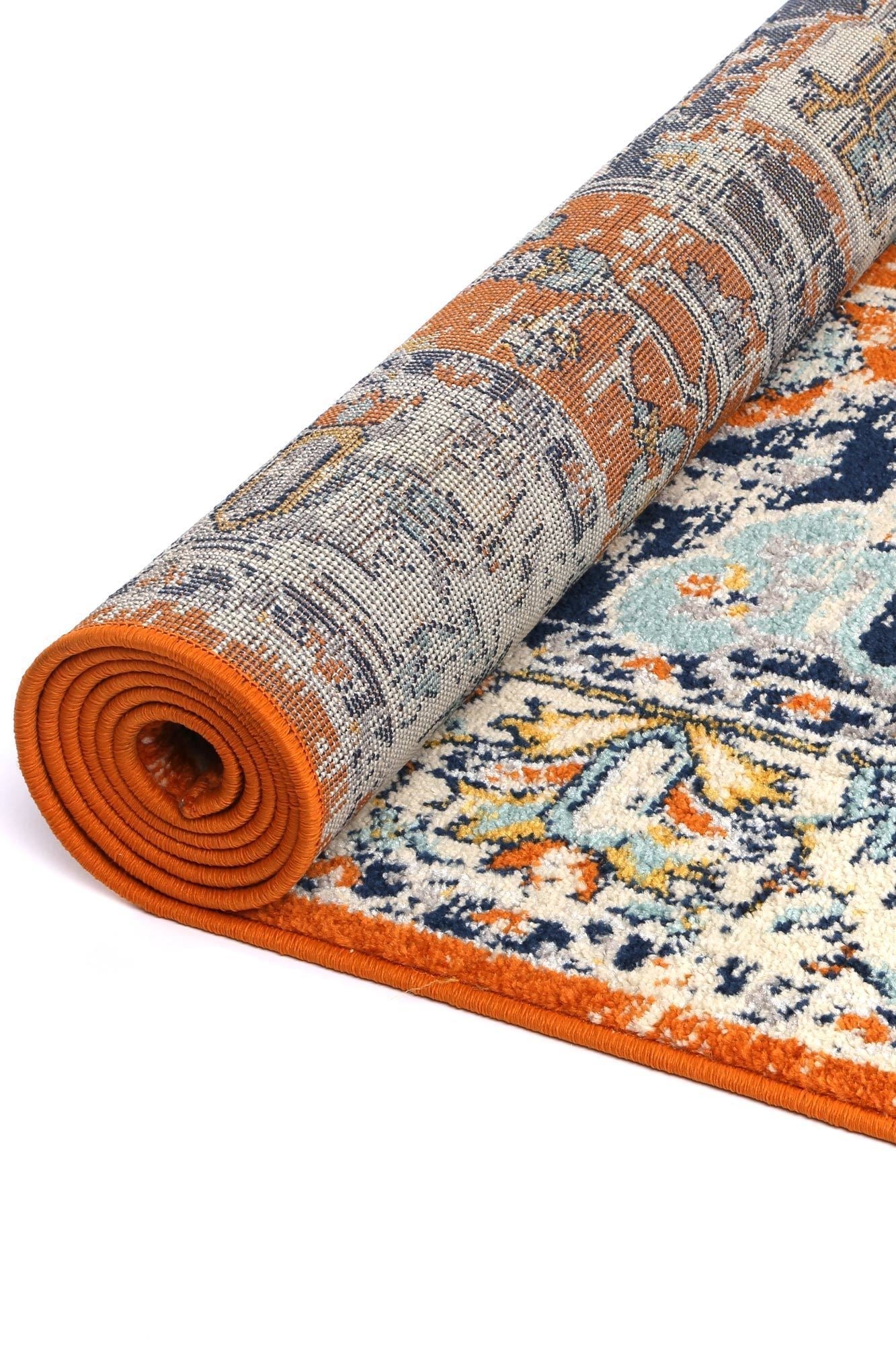 Palermo Caltanissetta Rust Rug - Floorsome - Rug - SICI16012 - Rug