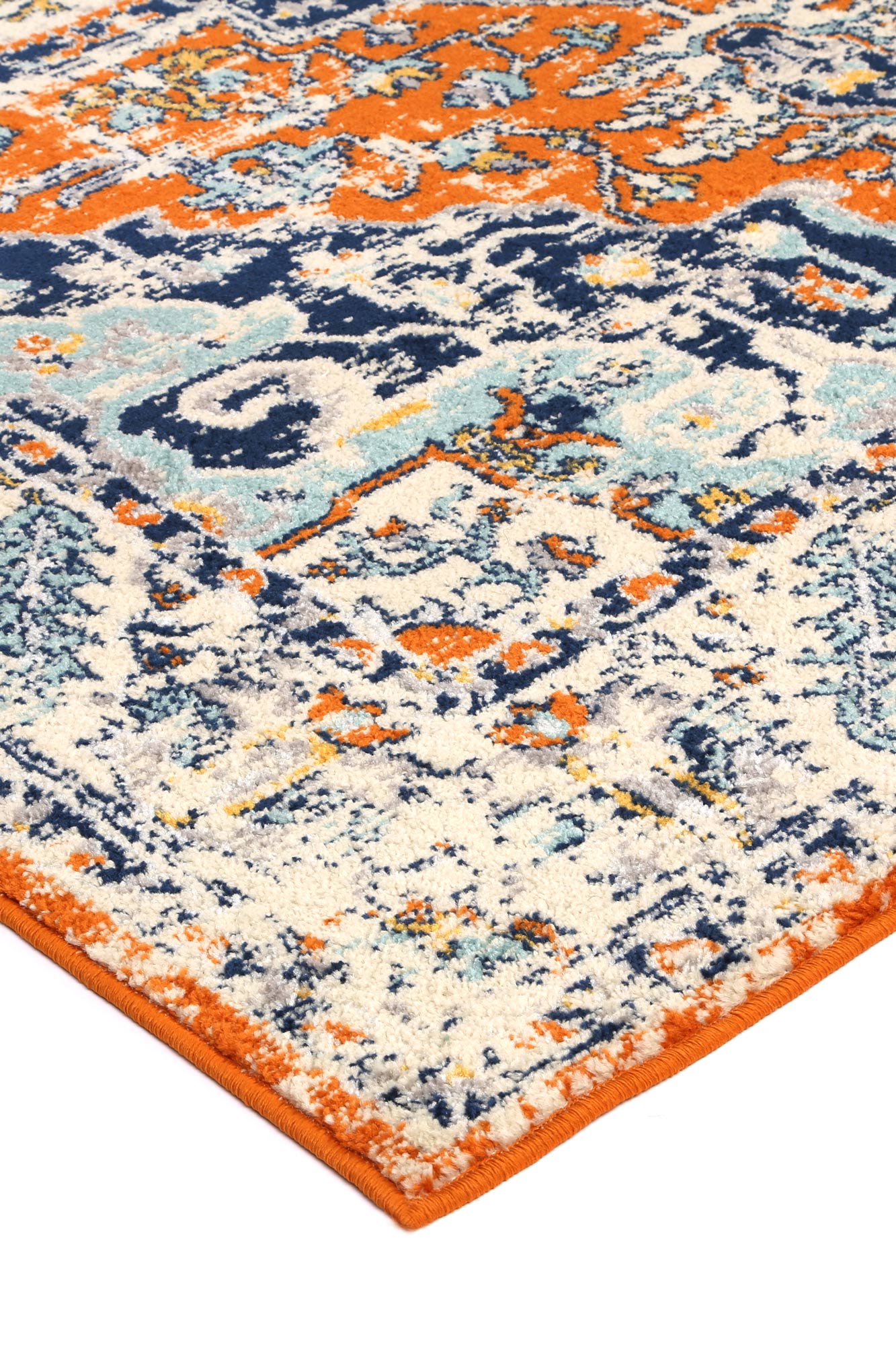 Palermo Caltanissetta Rust Rug - Floorsome - Rug - SICI16012 - Rug