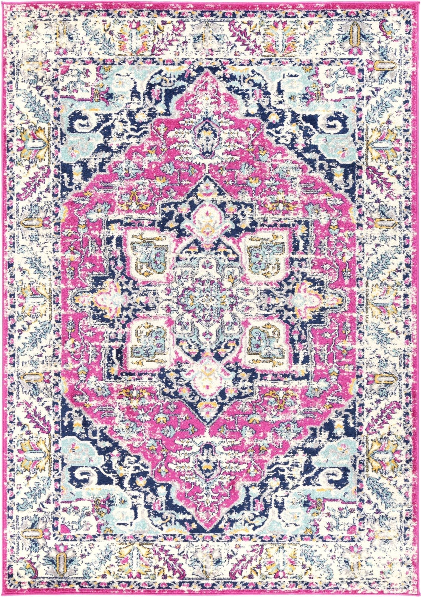 Palermo Turin Pink Rug - Floorsome - Rug - SICI16008 - Rug