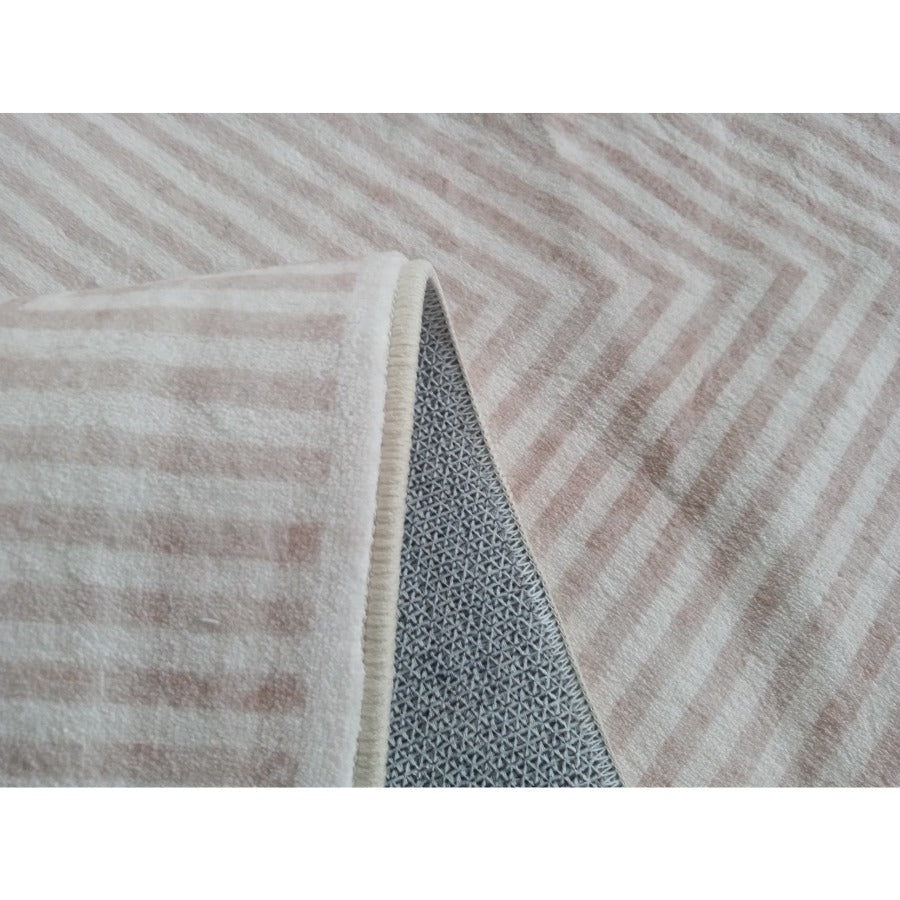 Pam Beige Machine Washable Rug - Floorsome - MWRPAMBGE090150 - 