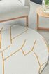 Paradise Ivy Gold Round - Floorsome - Paradise Collection - PDS - IVY - GOLD - 150X150 - Paradise Collection