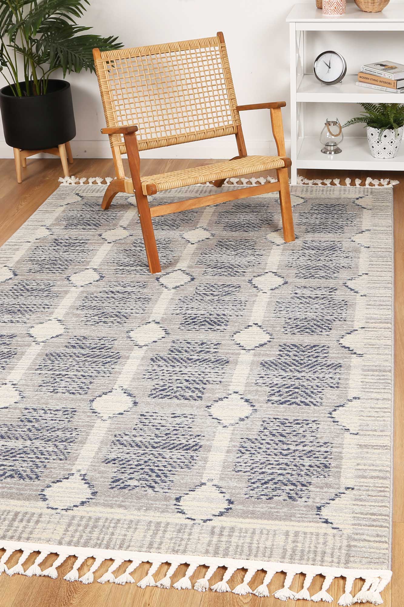 Pasto Diego Blue Rug - Floorsome - Rug - INCA80307 - Rug