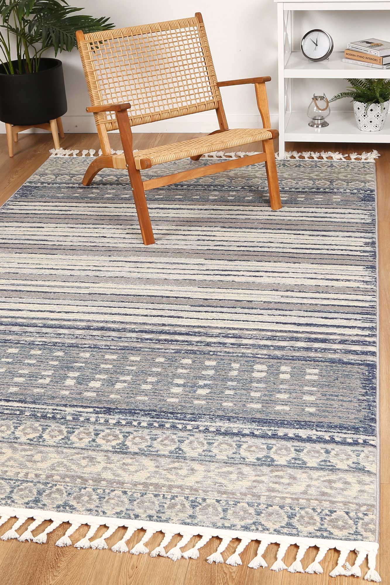 Pasto Juan Blue Rug - Floorsome - Rug - INCA80310 - Rug