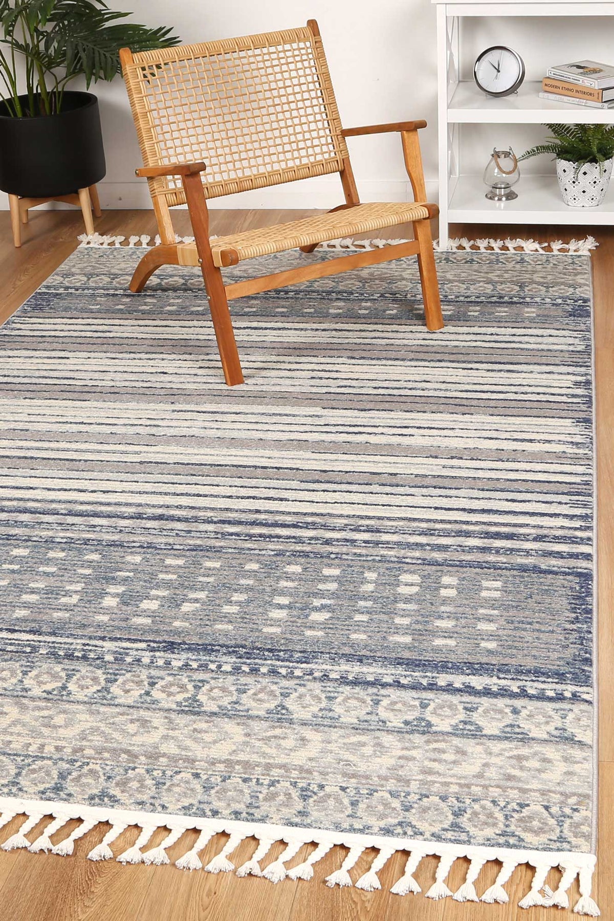 Pasto Juan Blue Rug - Floorsome