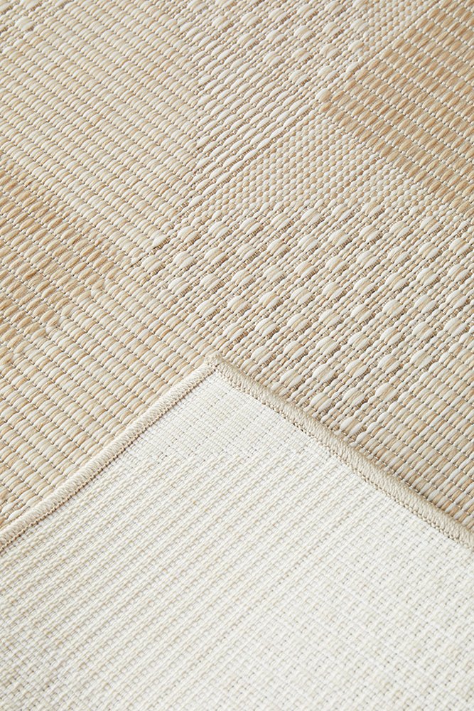 Patio Selin Natural Runner Rug - Floorsome - Patio Collection