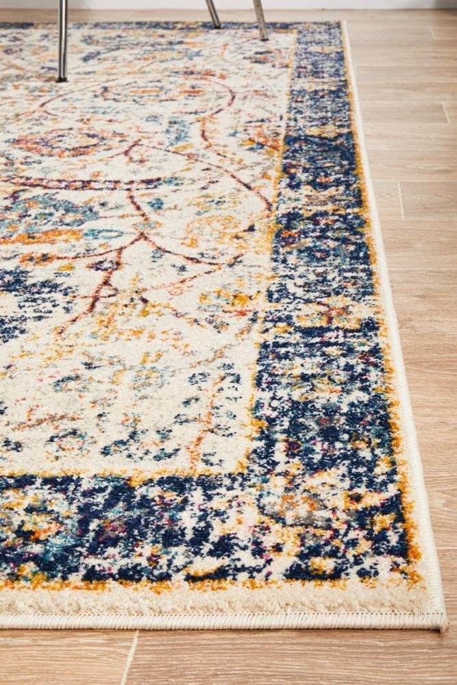Peacock Ivory Transitional Rug - Floorsome - Modern - EVO - 255 - IVO - 230X160 - Modern