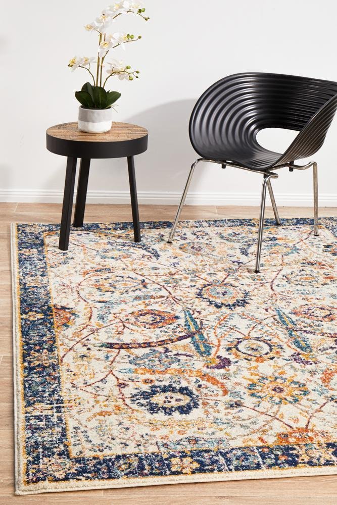 Peacock Ivory Transitional Rug - Floorsome - Modern - EVO - 255 - IVO - 230X160 - Modern