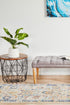 Peacock Ivory Transitional Runner Rug - Floorsome - Modern - EVO - 255 - IVO - 300X80 - Modern