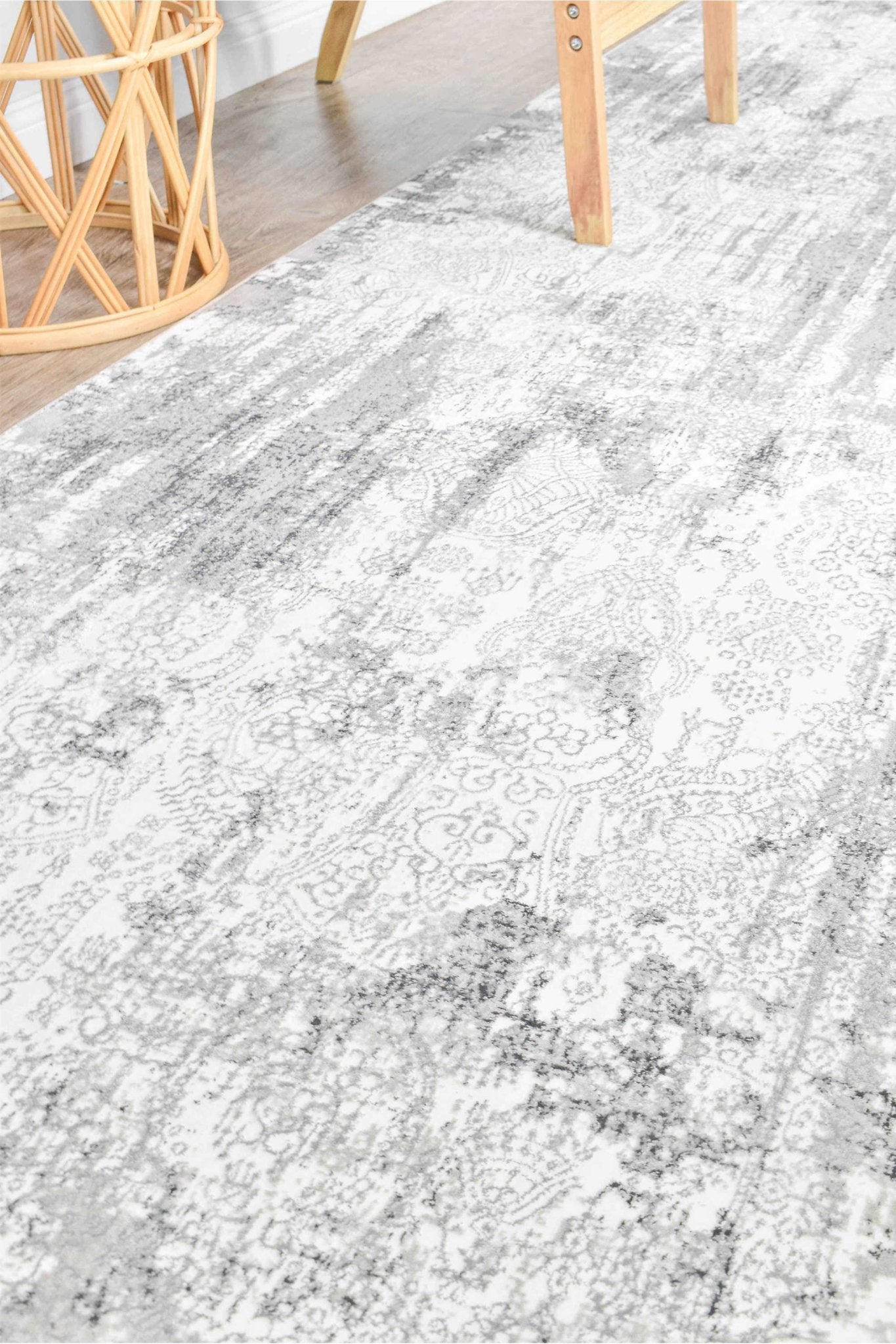 Phoenix 27084A Beige Bravado Rug - Floorsome - INDOOR/OUTDOOR - ARORA - 27084A - DGREY - CREAM - 80X300 - INDOOR/OUTDOOR