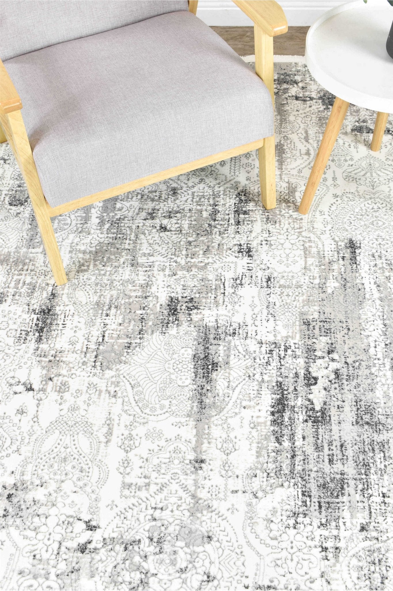 Phoenix 27084A Beige Bravado Rug - Floorsome - INDOOR/OUTDOOR - ARORA - 27084A - DGREY - CREAM - 80X300 - INDOOR/OUTDOOR