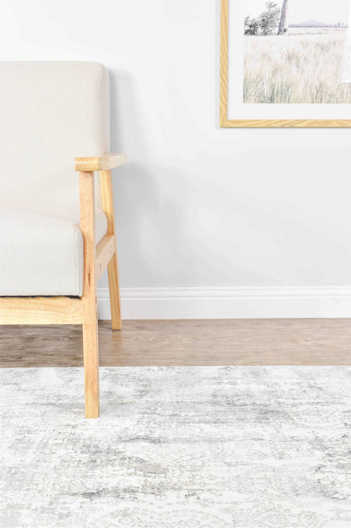 Phoenix 27084A Beige Bravado Rug - Floorsome - INDOOR/OUTDOOR - ARORA - 27084A - DGREY - CREAM - 80X300 - INDOOR/OUTDOOR