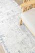 Phoenix 27084A White Belle Rug - Floorsome - INDOOR/OUTDOOR - ARORA - 27084A - BLUE - CREAM - 80X300 - INDOOR/OUTDOOR