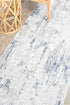 Phoenix 27084A White Belle Rug - Floorsome - INDOOR/OUTDOOR - ARORA - 27084A - BLUE - CREAM - 80X300 - INDOOR/OUTDOOR