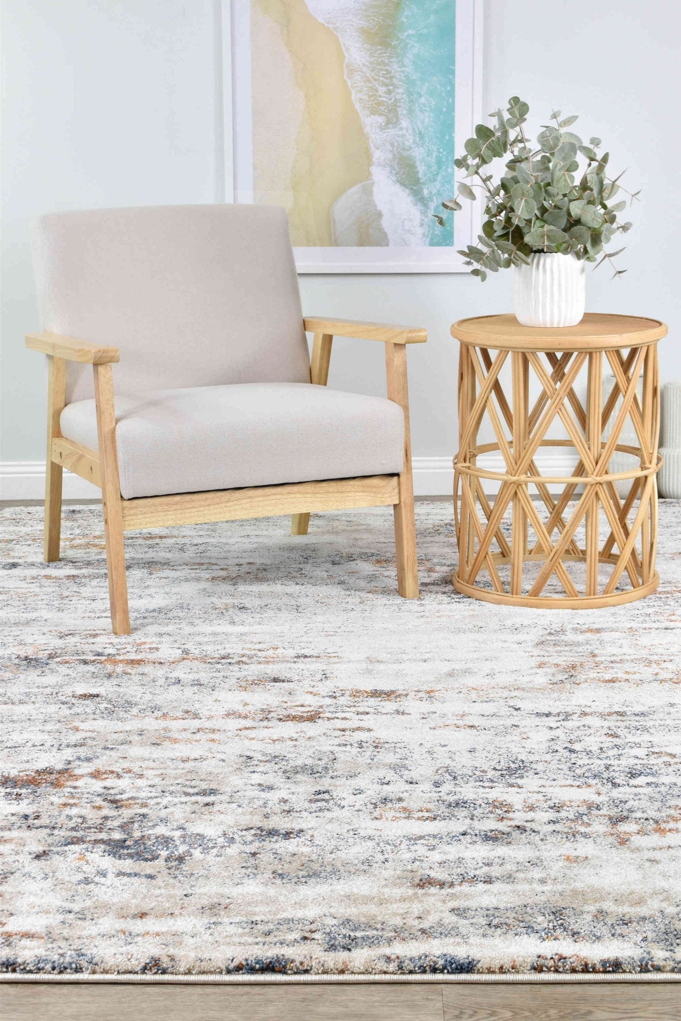 Phoenix B0151A Orangeade - Floorsome - INDOOR/OUTDOOR - FLO - B0151A - NAVY - 160X230 - INDOOR/OUTDOOR