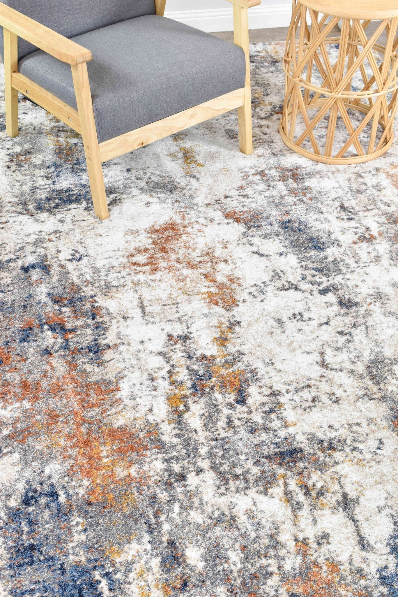Phoenix B0158A Condiment - Floorsome - INDOOR/OUTDOOR - FLO - B0158A - NAVY - 160X230 - INDOOR/OUTDOOR