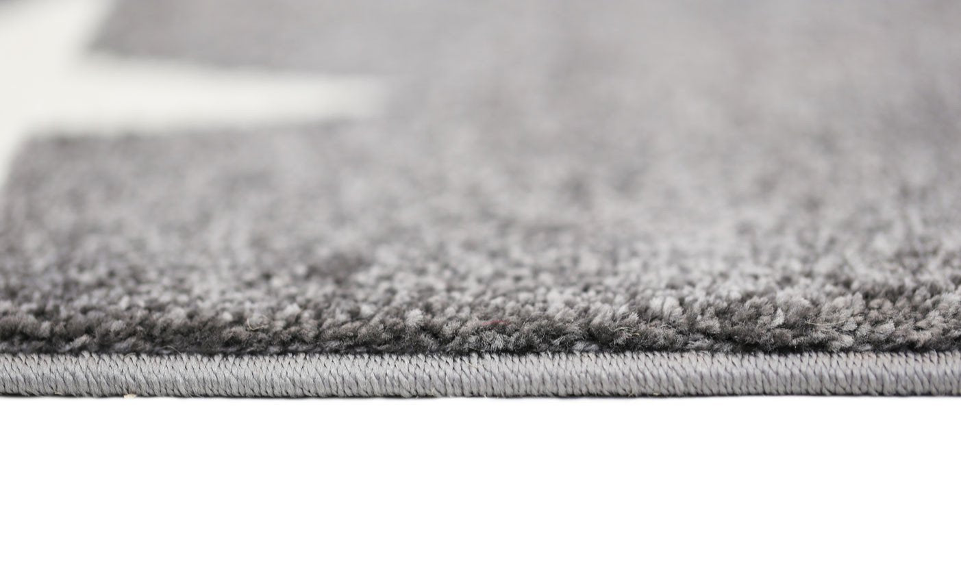 Piccolo Charcoal and White Stars Kids Rug - Floorsome - Kids - PICC1201592795 - Kids