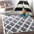 Piccolo Grey and White Lattice Pattern Kids Rug - Floorsome - Kids - PICC1202051895 - Kids