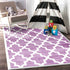 Piccolo Violet Pink and White Lattice Pattern Kids Rug - Floorsome - Kids - PICC12020518655 - Kids