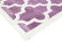 Piccolo Violet Pink and White Lattice Pattern Kids Rug - Floorsome - Kids - PICC12020518655 - Kids