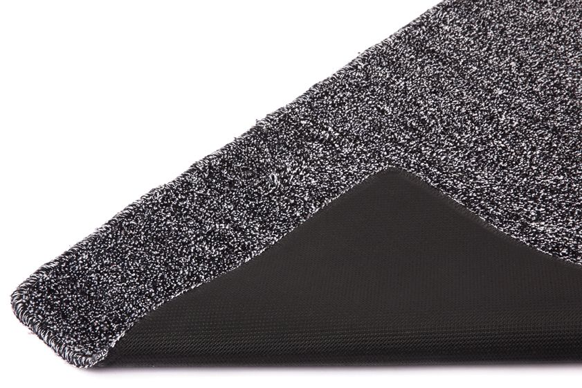Polycot Black Non Slip Mat - Floorsome - Kitchen Mat - KITPOLBLK050080 - Kitchen Mat